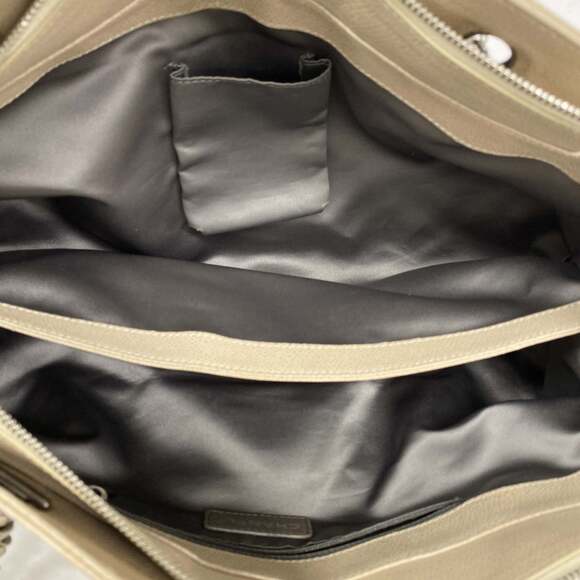 Chanel Shoulder Bag, Chain Caviar Leather, Beige, Women's, P1985969 - Picture 4 of 16